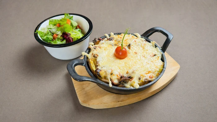 Baked Potato with Wild Game