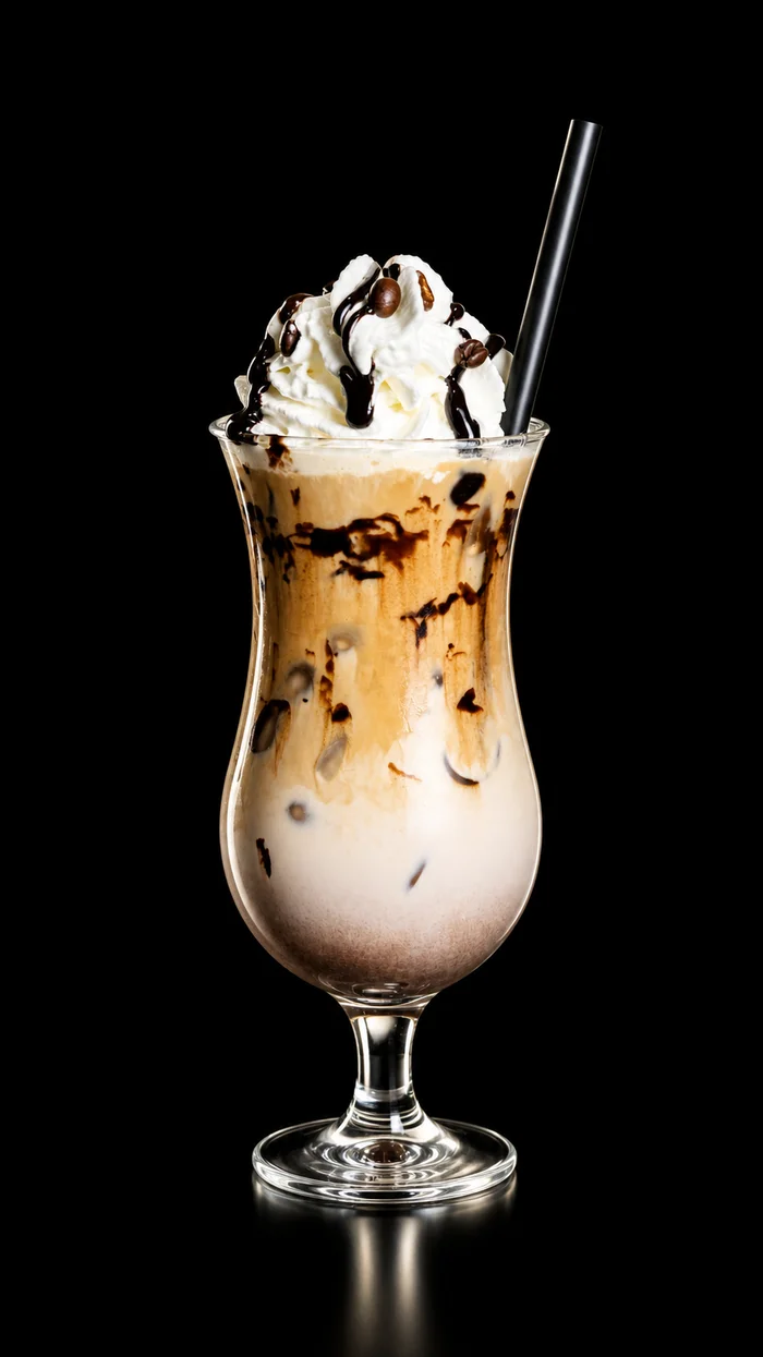 Iced chocolate mocha