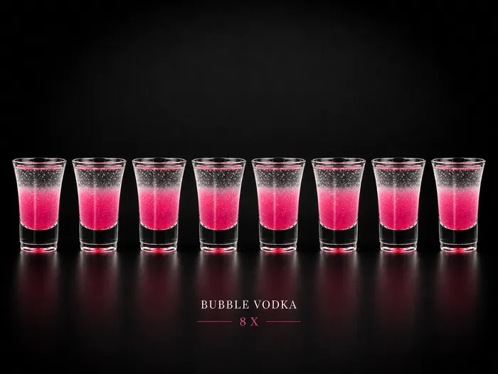 6. PINK VODKA BUBBLE